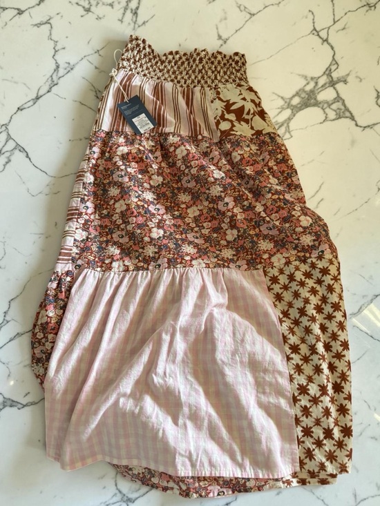 Universal Thread Dresses & Skirts - Universal Thread Pink & Brown Patchwork Maxi Skirt